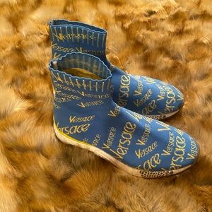 Versace high top sneakers